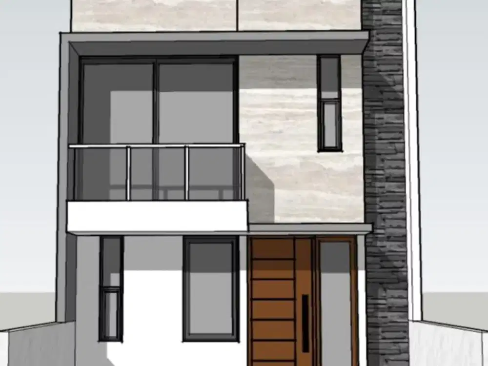 Dijual cepat rumah baru di grisenda  hadap selatan harga masih bisa nego