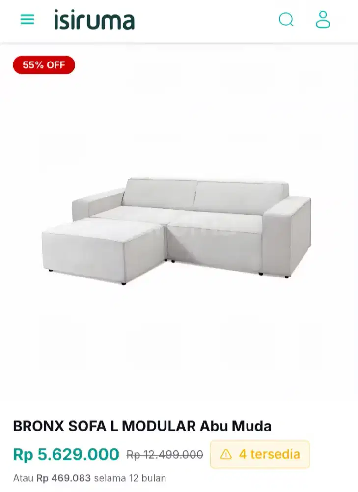 SOFA L SECOND TERAWAT