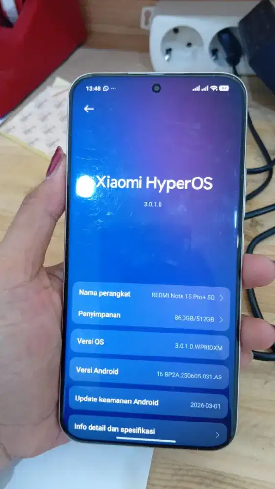 XIAOMI REDMI NOTE 15 PRO PLUS 12 / 512 GB