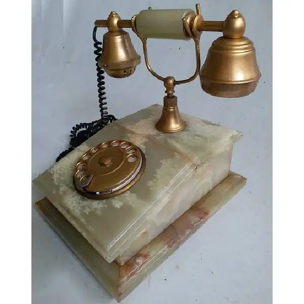 Vintage marble telephone classic empire kolonial style kombinasi kunin