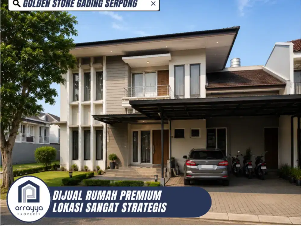 DIJUAL RUMAH CANTIK PREMIUM SIAP HUNI DI THE GREEN BSD (ARB412)