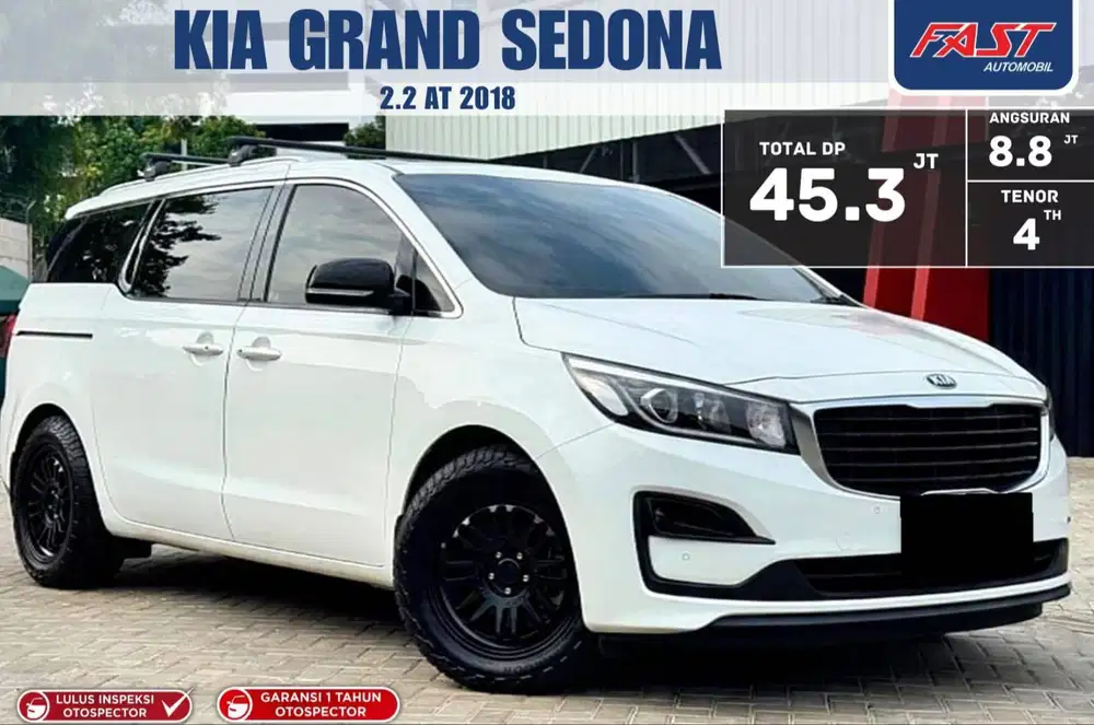 LOW KM GARANSI 1TH PAJAK PJG KIA GRAND SEDONA 2.2 AT DIESEL 2018