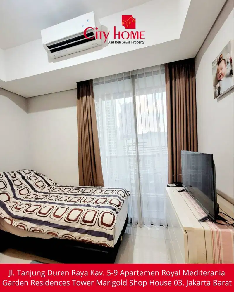 Disewakan Apartemen Studio Furnished di Taman Anggrek Residences