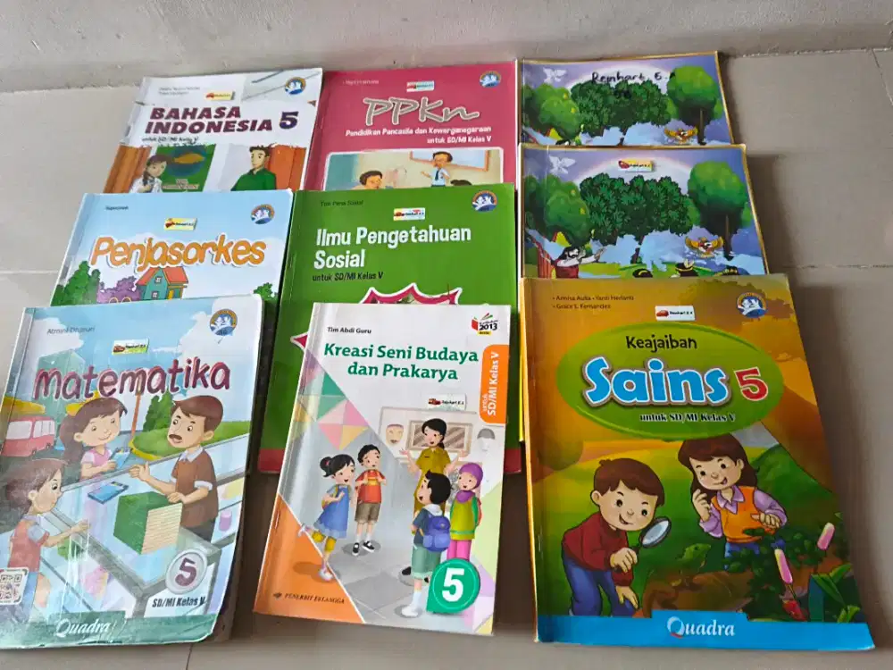 Buku pelajaran kelas 5