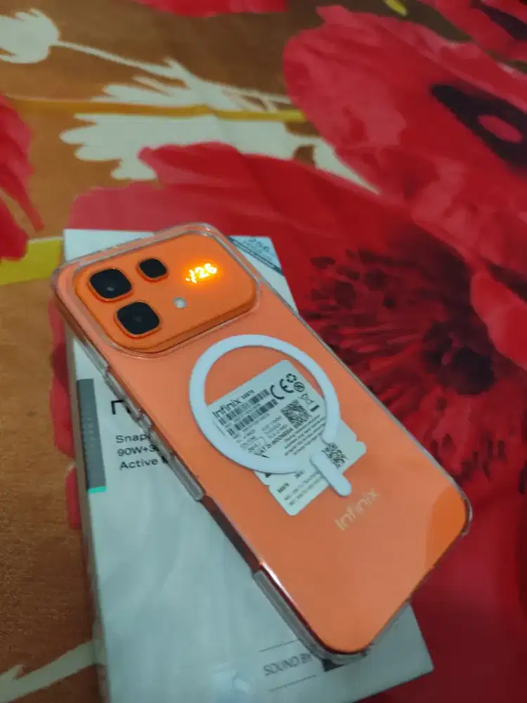 Infinix note 60 pro 8/256 orange Rasa baru