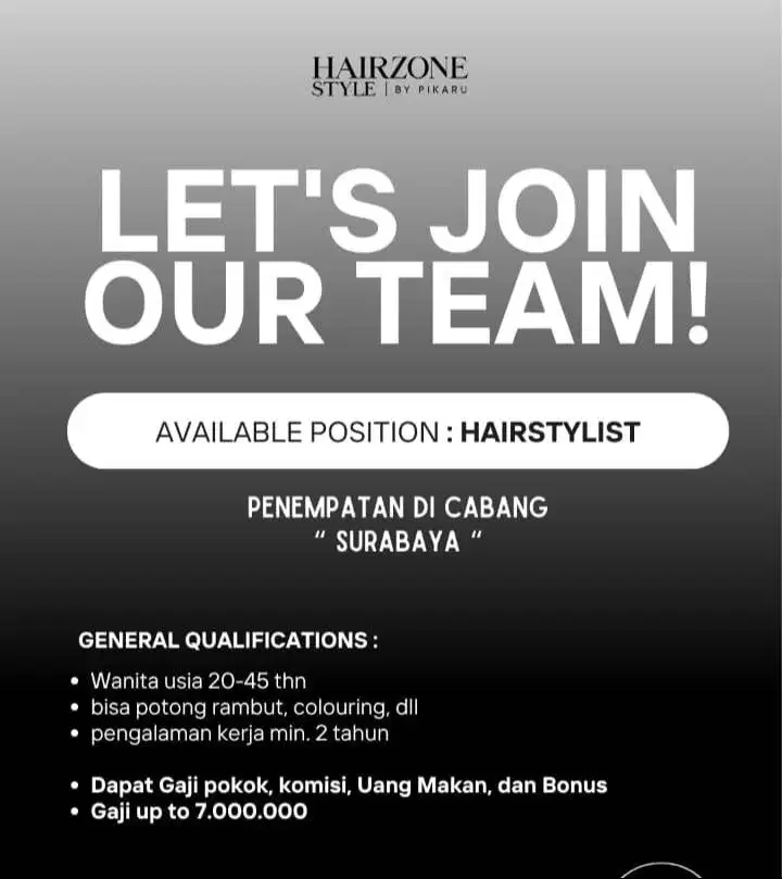 LOKER STYLIST SURABAYA