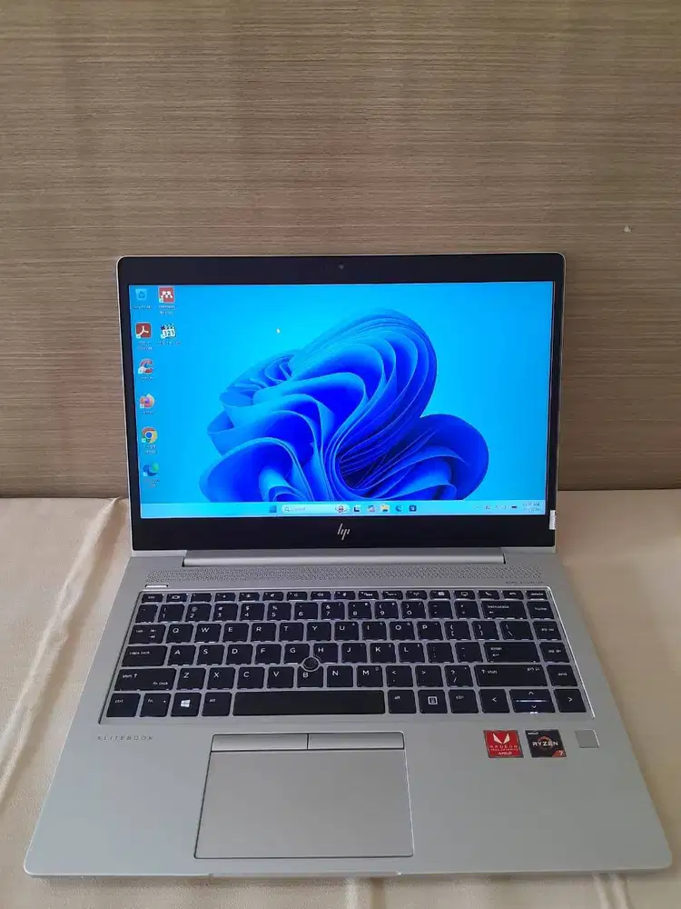 HP Elitebook 745 G6, AMD Ryzen7 3700U, Ram 8GB, SSD 256GB, Layar 14in