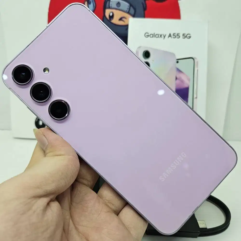 Samsung Galaxy A55 Lilac 12/256 Fullset Sein No Minus