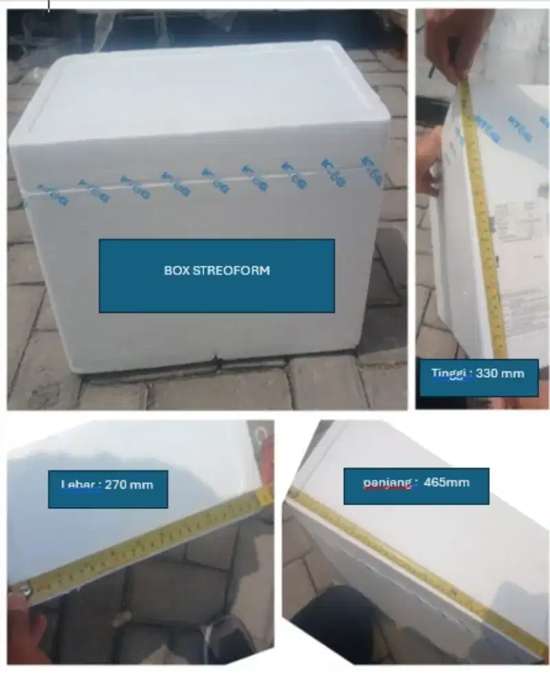 BOX Sterefoam bekas untuk Packing