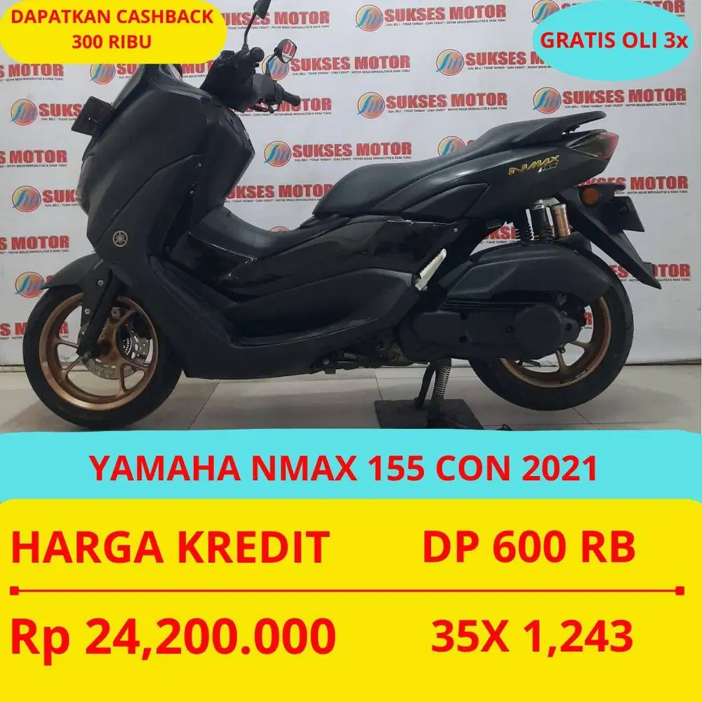 YAMAHA NMAX 155 CON 2021 DP MURAH 600 RIBU GUYSS