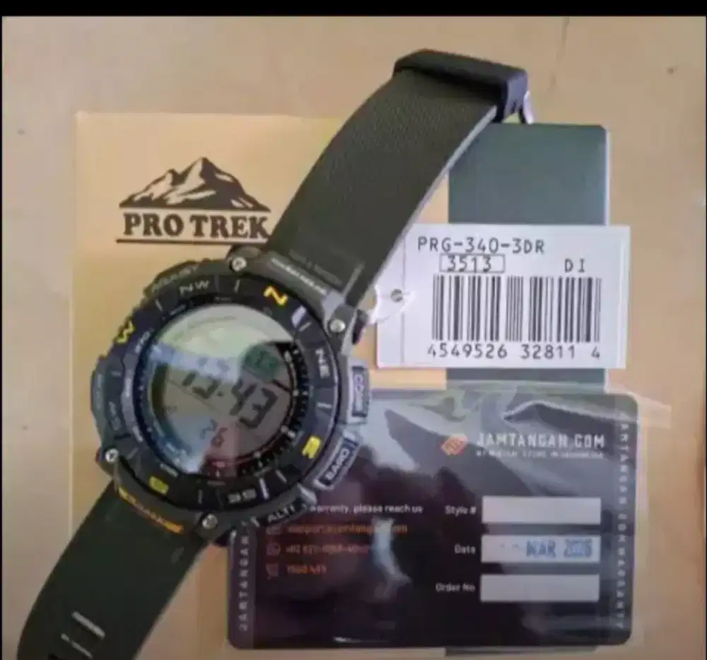 original casio pro trex