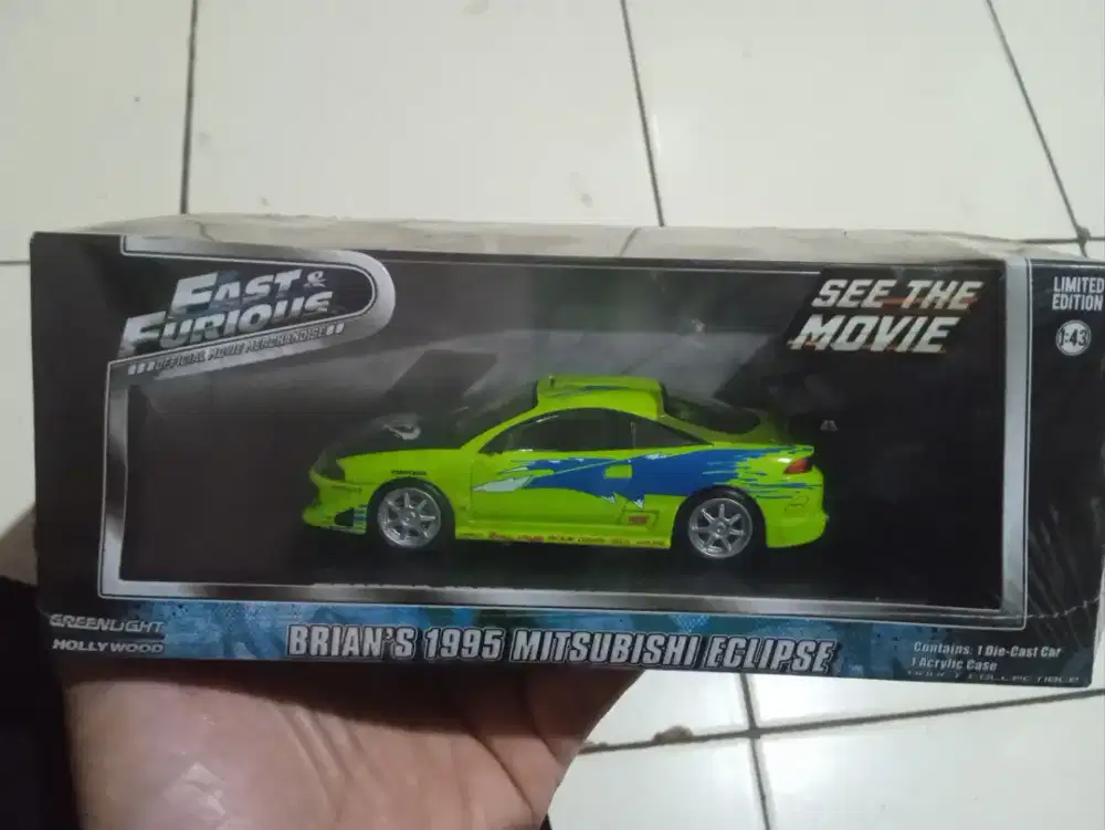 Greenlight Fast furious Brians 1995 Mitshubishi Eclipse