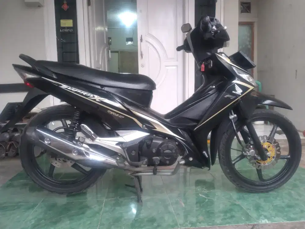 Supra x125 fi tahun 2017 siap gas