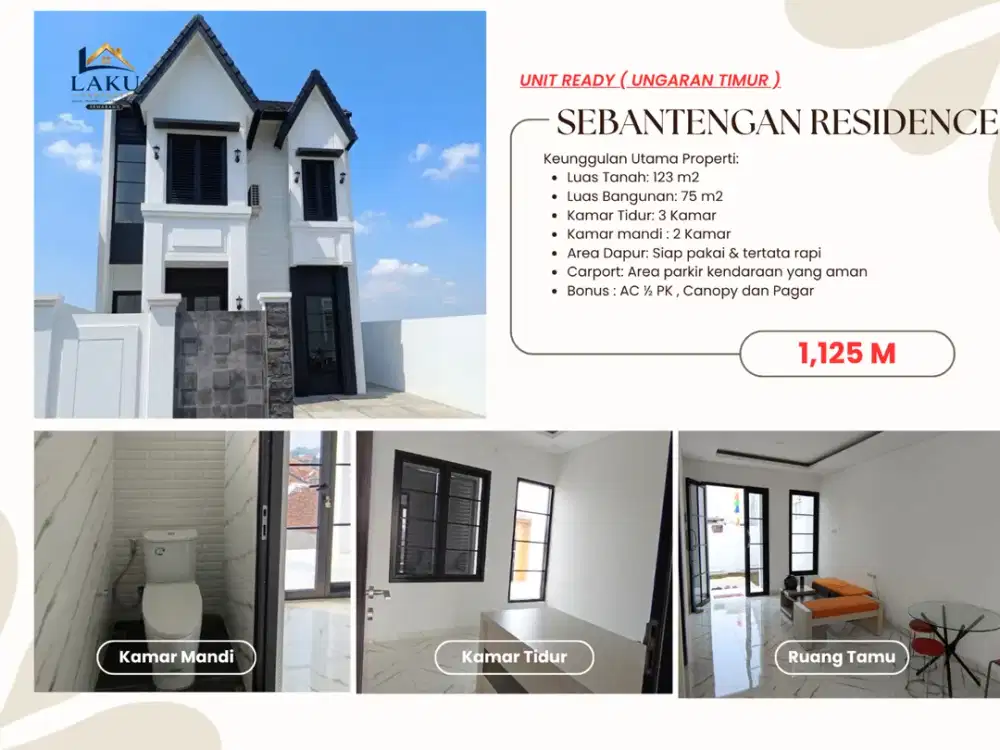 Rumah 2 Lantai Siap Huni di Pusat Kota Ungaran – Lokasi Strategis, Bonus Melimpah!