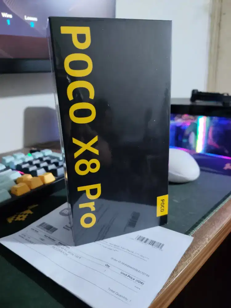 Poco X8 Pro Black 6112/512GB Baru Segel BNIB