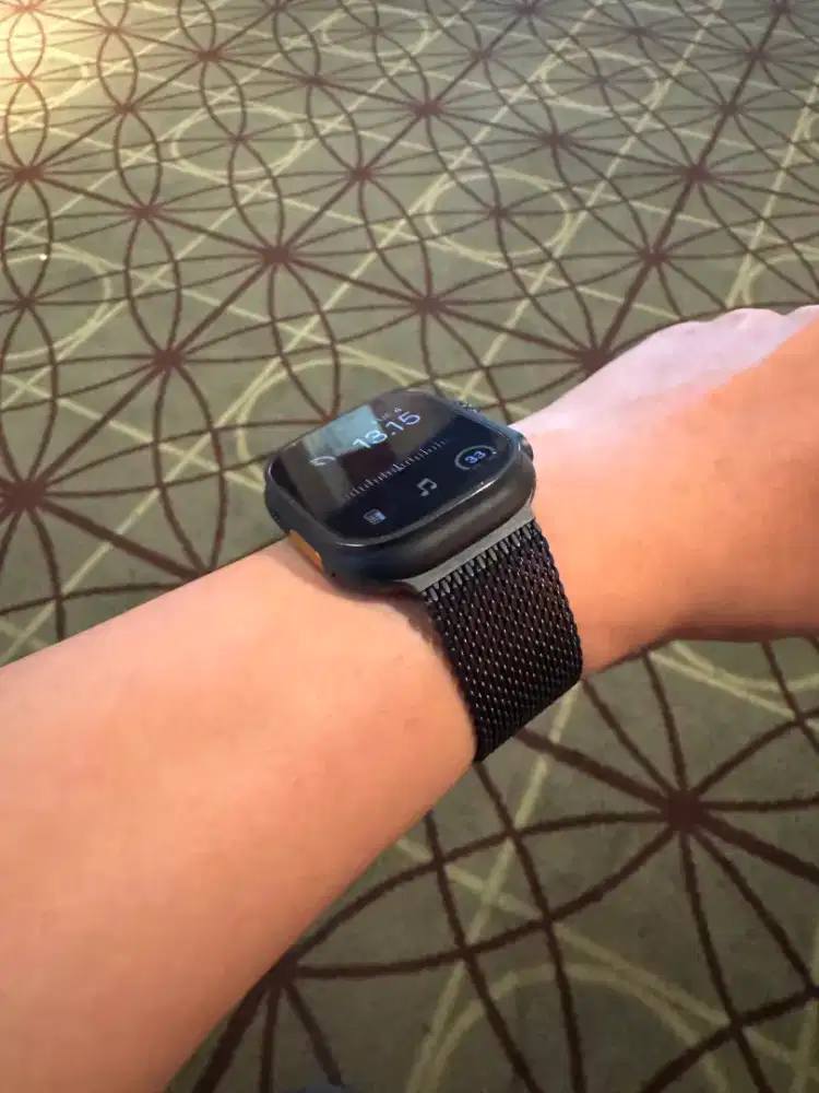 BH100 apple watch ultra 2 ibox titanium black milanese loop S