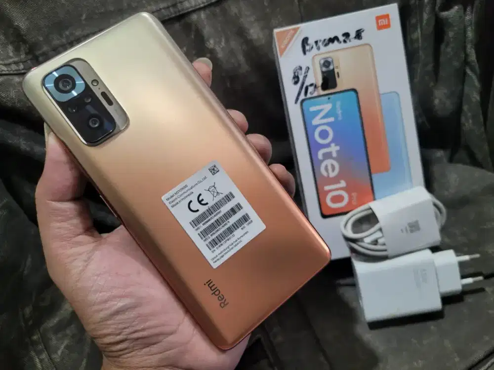 Redmi Note 10 Pro 4G ram 8/128gb mulus fullset original