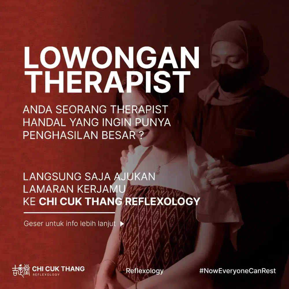 Lowongan Kerja Terapis Wanita Kota Bandung