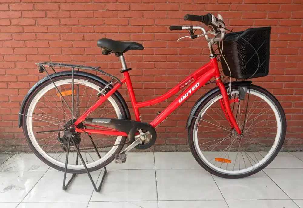 Sepeda keranjang dewasa united Alloy