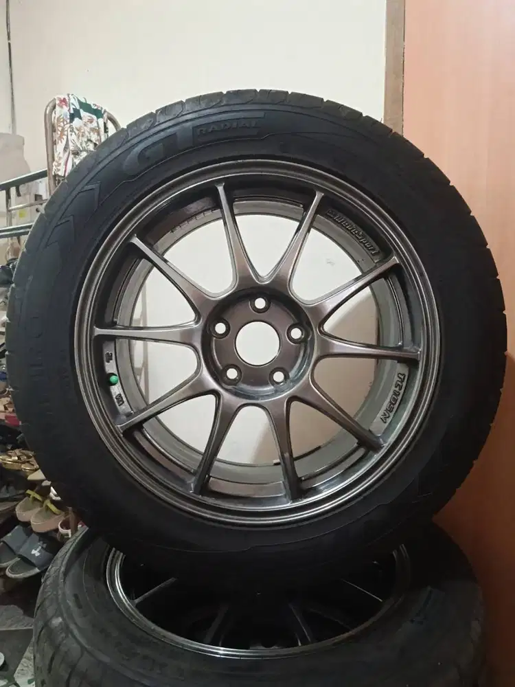 VELG replika wedssport tc105n + BAN GT RADIAL