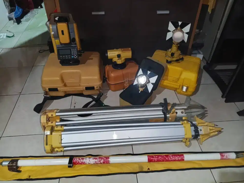 JUAL BU TOPCON Set Alat survey TOPCON TOTAL STATION GM55