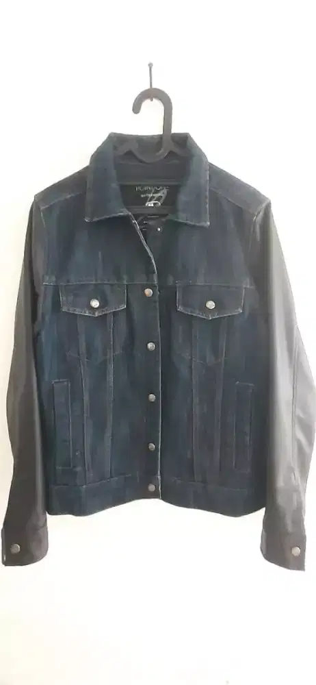 Jaket point one remaja M/L jaket jeans denim trucker original no eiger