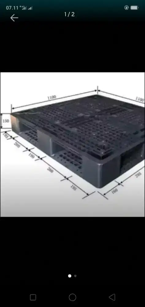 palet plastik bekas