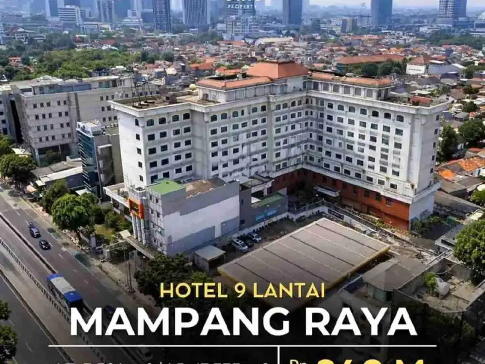 Mampang Raya Gedung Ex Hotel 9 Lantai Komersial Area