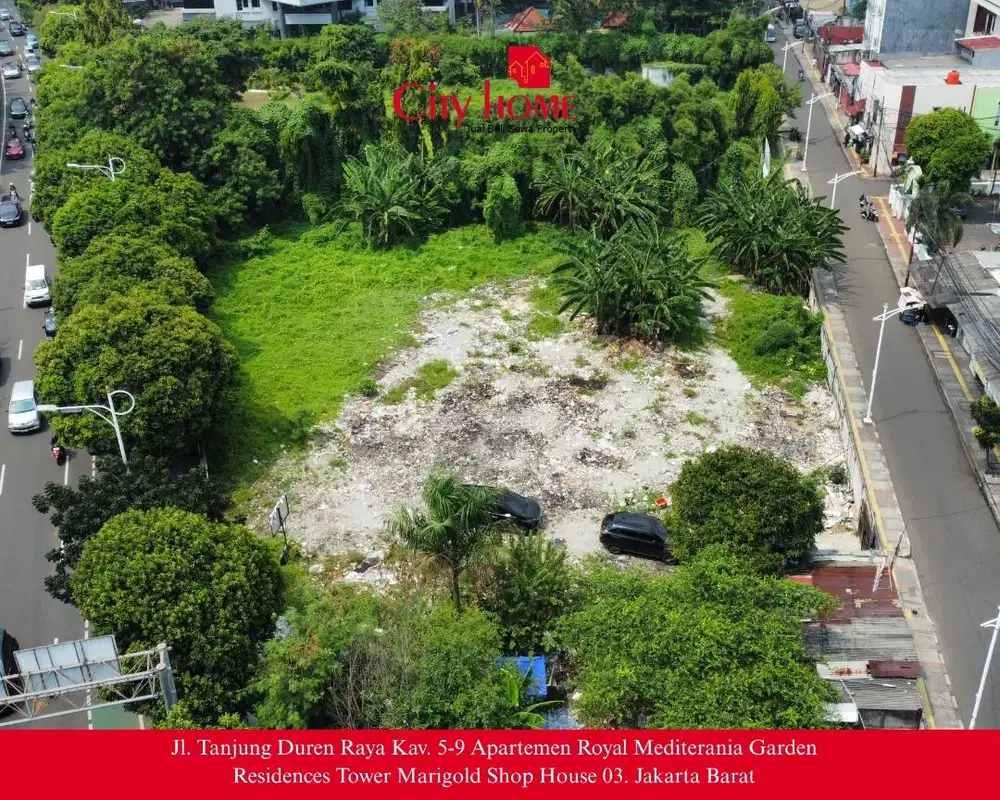 Tanah Strategis S. Parman Dijual Murah Cocok Investasi & Komersial