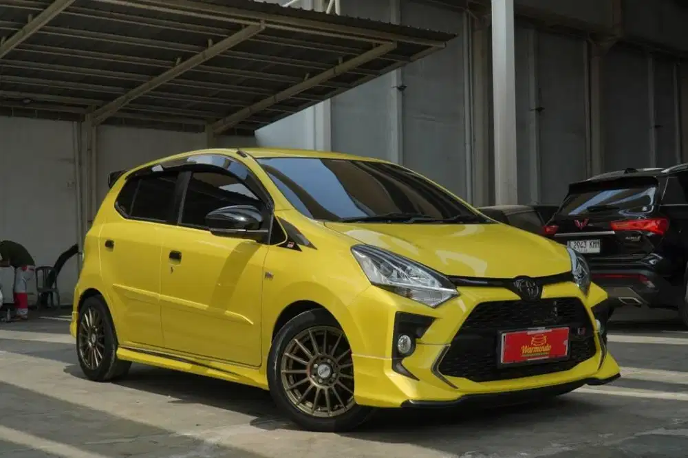 Toyota Agya 1.2 GR Matic AT tahun 2022 Kuning DP minim