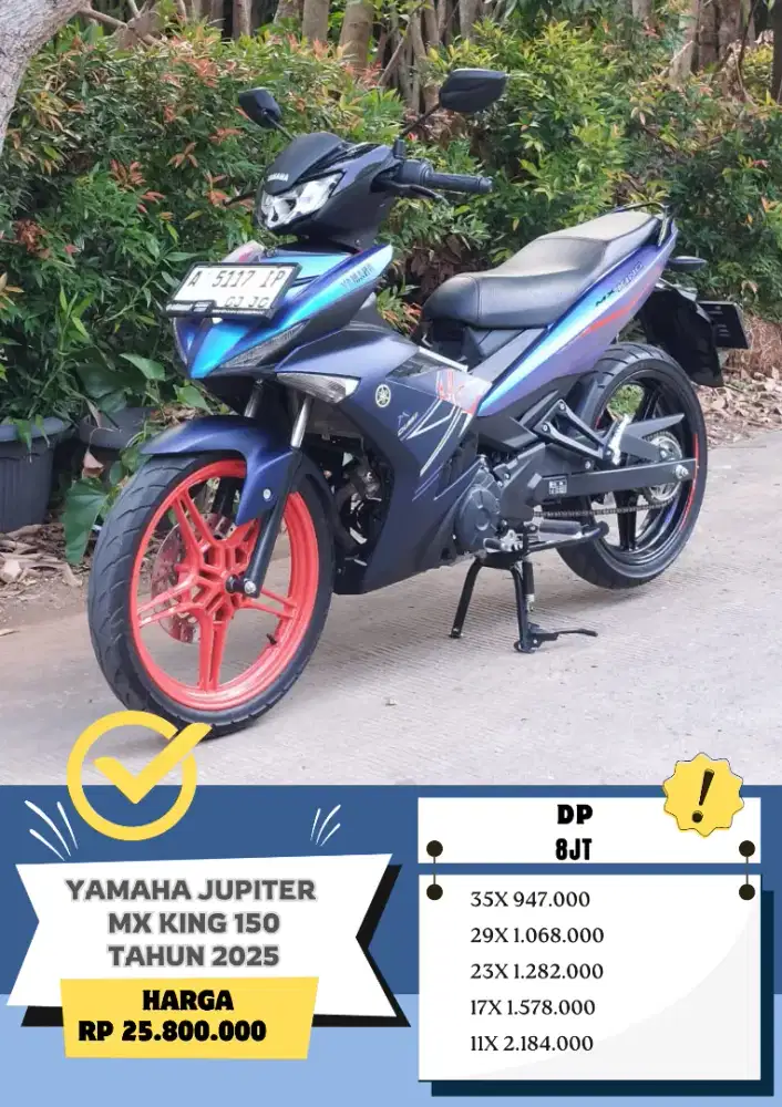 YAMAHA JUPITER MX KING 150 TAHUN 2025 READY