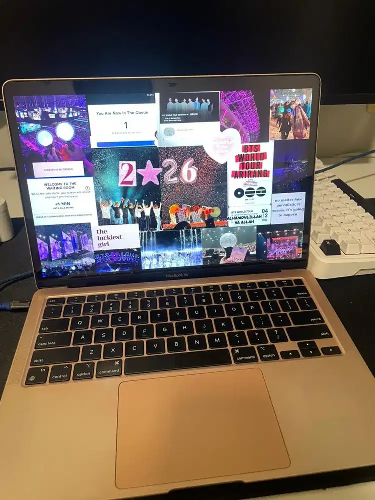 Macbook Air M1 Rosegold Seken Bekas Pribadi