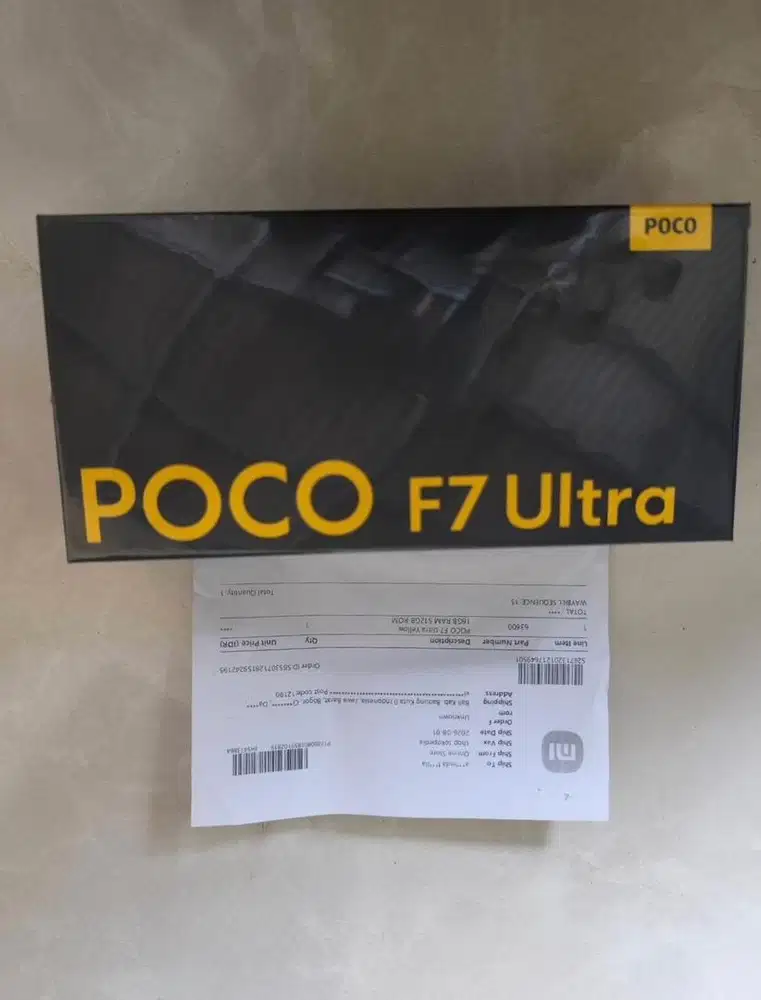 Poco F7 ultra 16/512 NEW NO REPACK