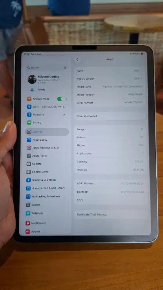 iPad Pro M2 11 128gb ex ibox