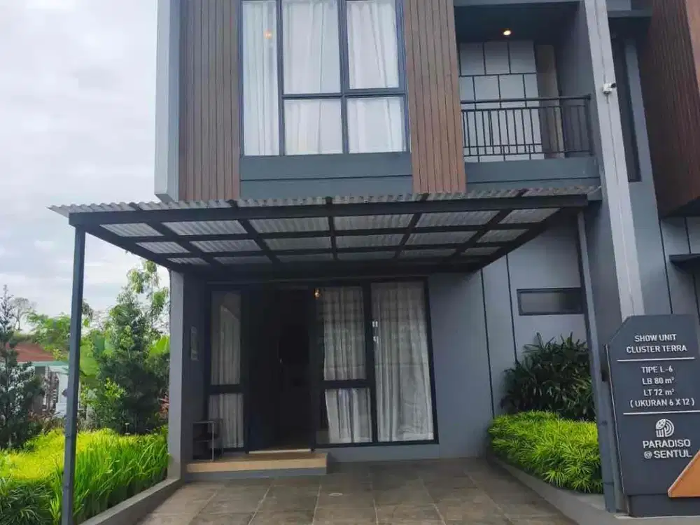 Dijual unit baru Hunian Cantik Siap Huni berlokasi Strategis di Paradiso@Sentul, hanya 5 menit dari exit toll!!