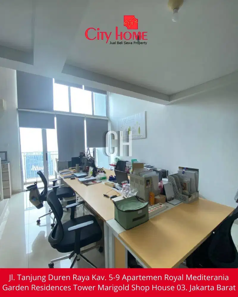 SOHO Podomoro City Avenue 96,96m² Furnished Office Dijual Rp3,5 M Nego