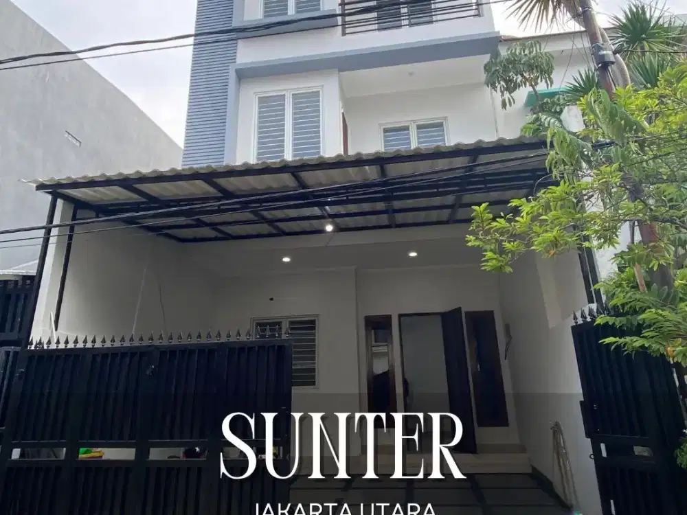 DIJUAL MURAH RUMAH MODERN SIAP HUNI DI SUNTER JAKARTA UTARA