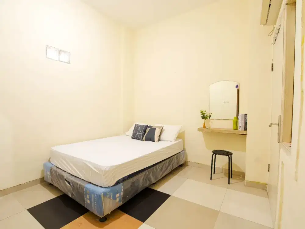 Sewa Kost Kemayoran Jakarta Pusat Tipe Jendela Koridor di Abdi Kartini Residence Siap Huni