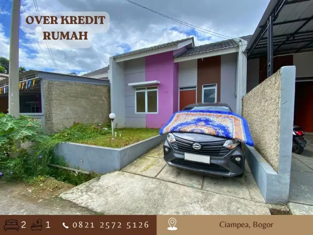 JUAL MURAH Over Kredit 29JT dkt IPB di Geriya Selaras Ciampea Bogor