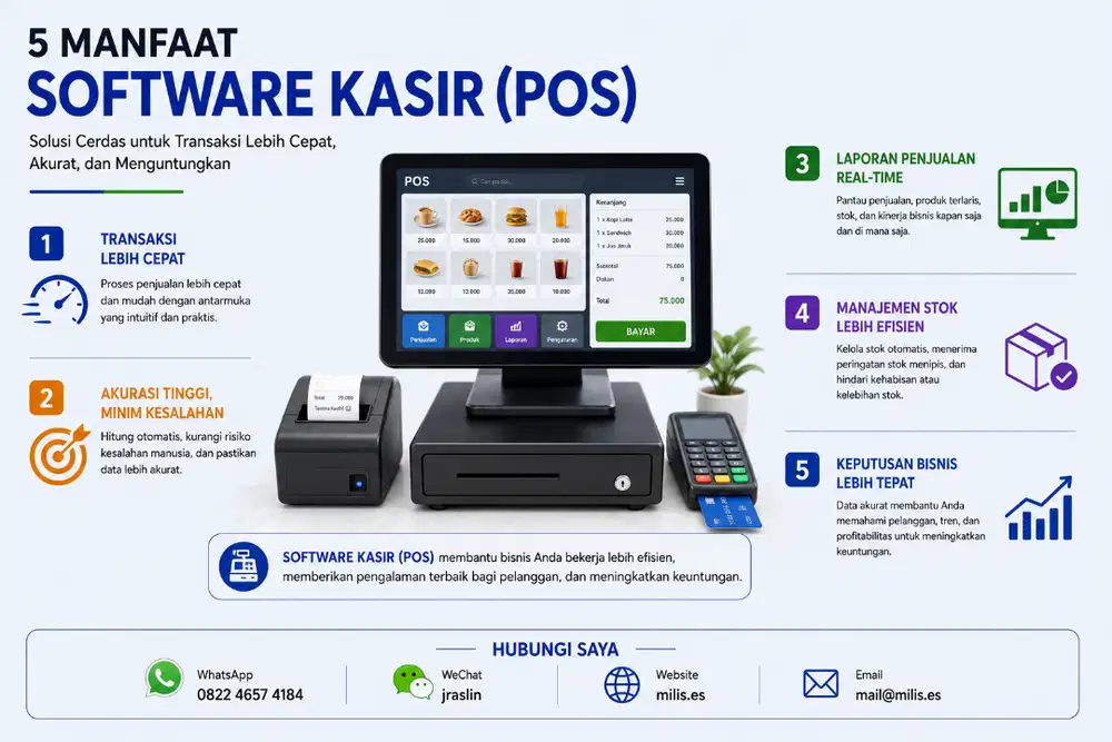[Khusus Ojek Online Aktif] Sales Software Toko & Restoran