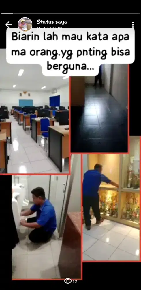 Di butuhkan segera tenaga cleaning service