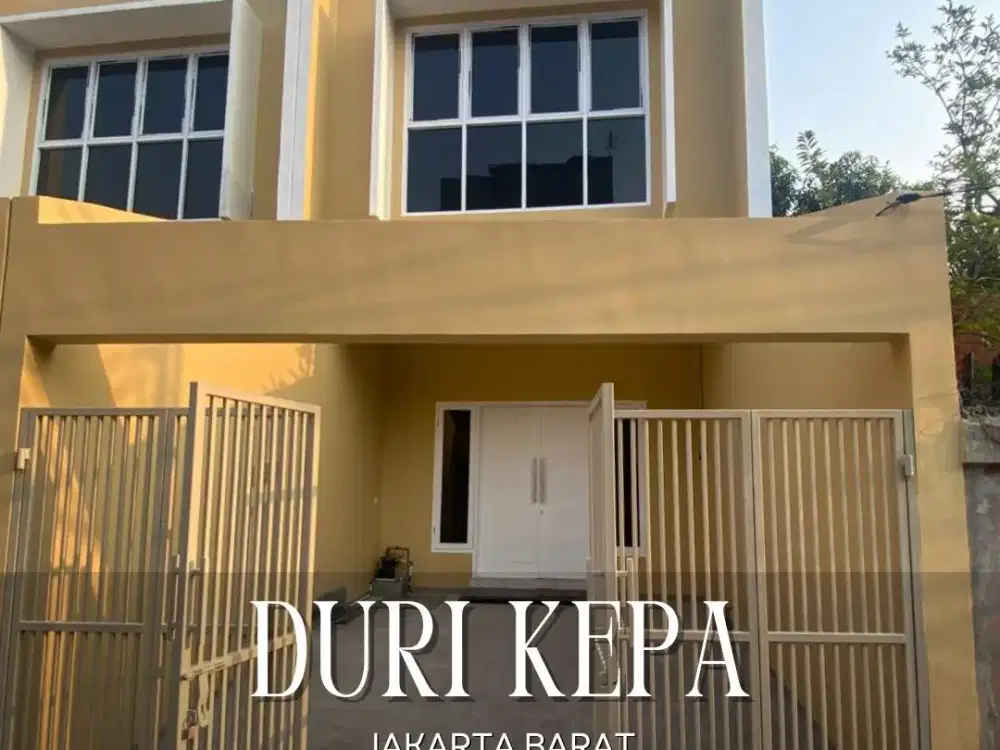 DIJUAL MURAH RUMAH BARU SIAP HUNI DI DURI KEPA JAKARTA BARAT