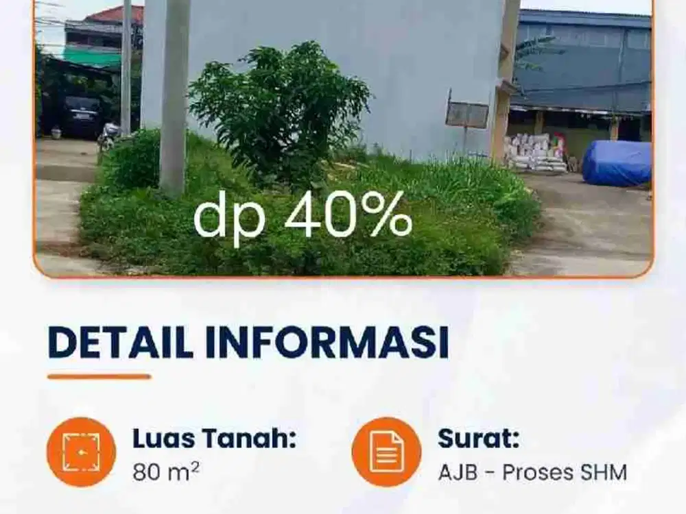 miliki kavling akses mobil murah dalam cluster di Bintaro sektor 9