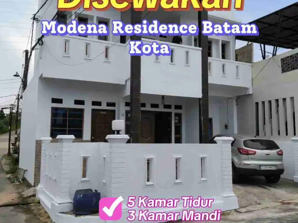 Disewakan Rumah 2 Lantai Modena Residence Posisi Hook Siap Huni