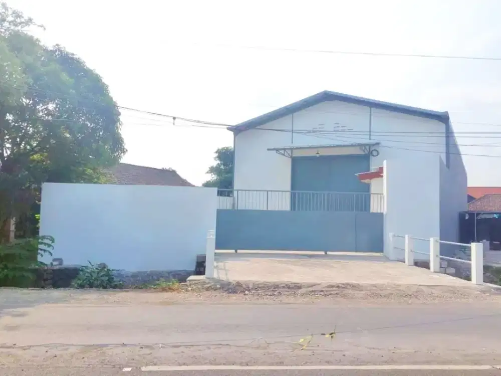 Jual Gudang Baru Gress di Jl Raya Pasinan Wringinanom Gresik Akses Container 40