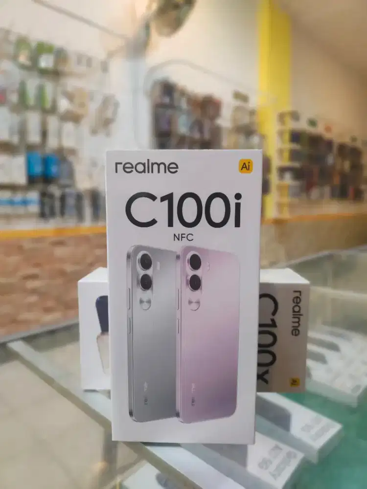REALME C100i 4/128 promo+bonus cash & credit garansi Resmi