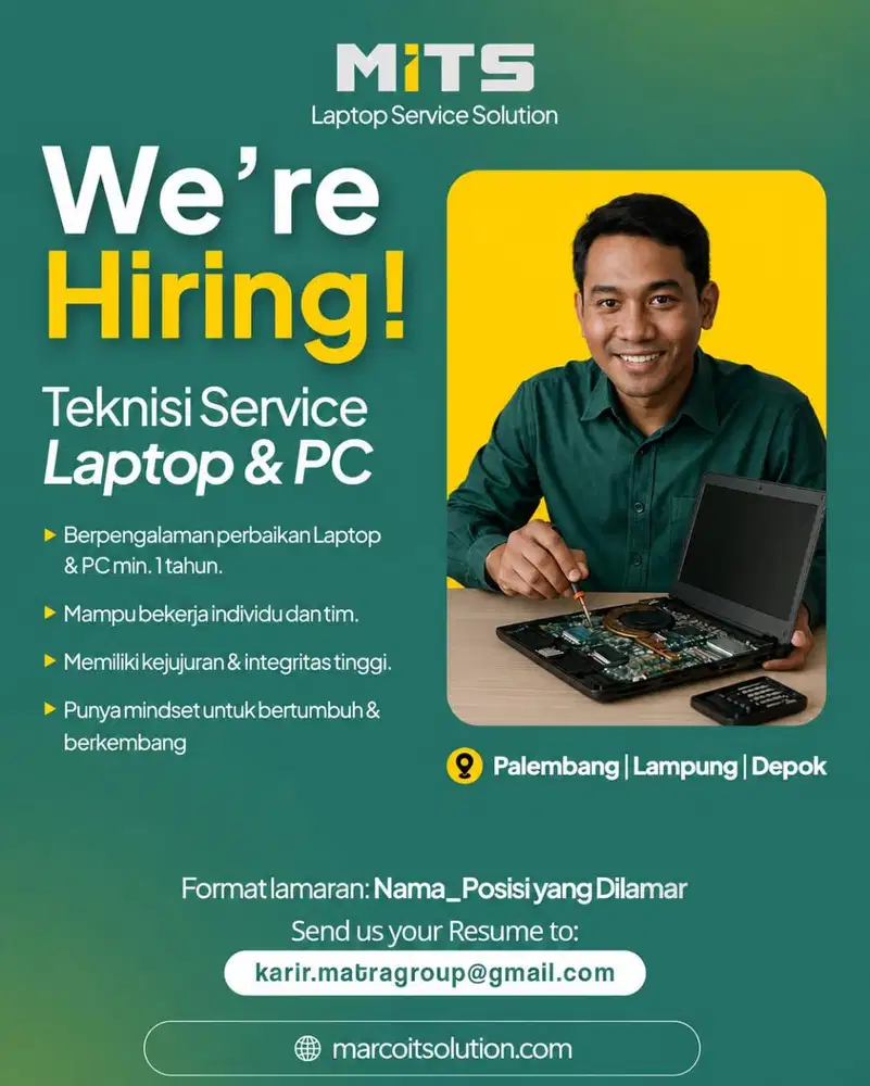 Lowongan kerja teknisi
