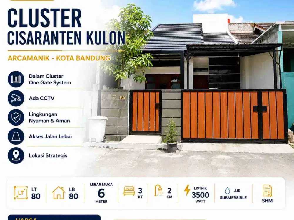 Rumah siap huni di Arcamanik, Bandung