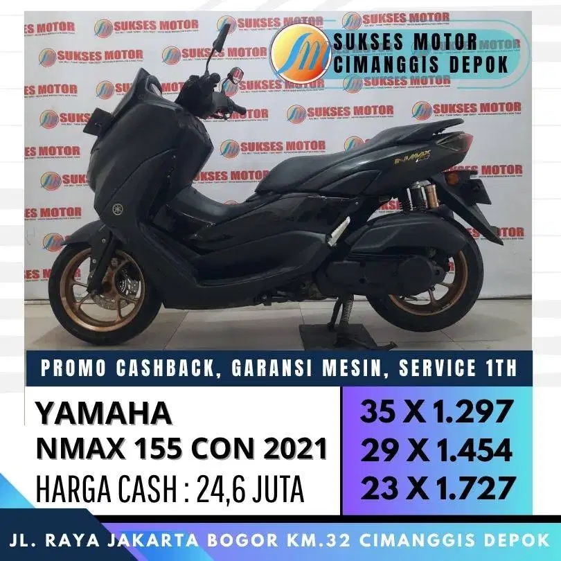 YAMAHA NEW NMAX 155 CON 2021 CASH KREDIT PROMO CASHBACK UP TO 300