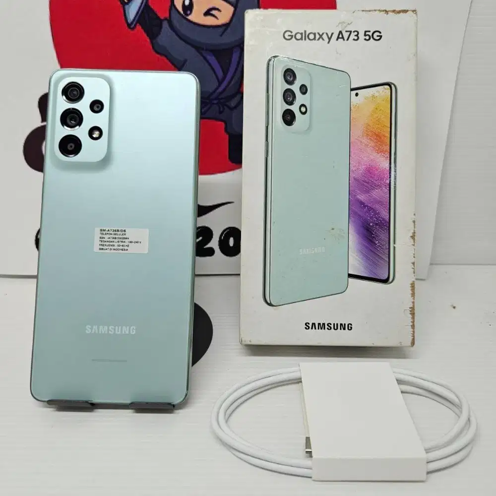 Samsung Galaxy A73 Mint 8/256GB Fullset Sein No Minus